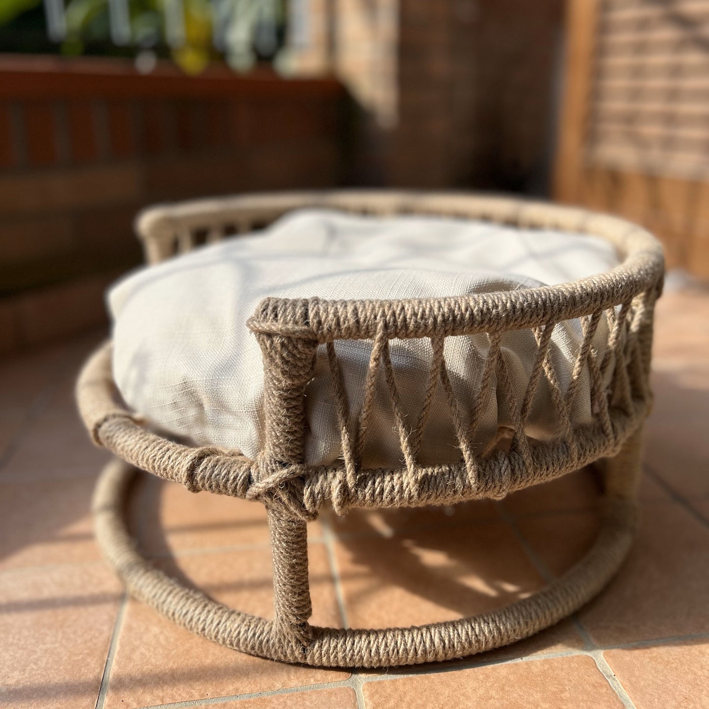 Lettino rotondo per gatti e piccoli cani