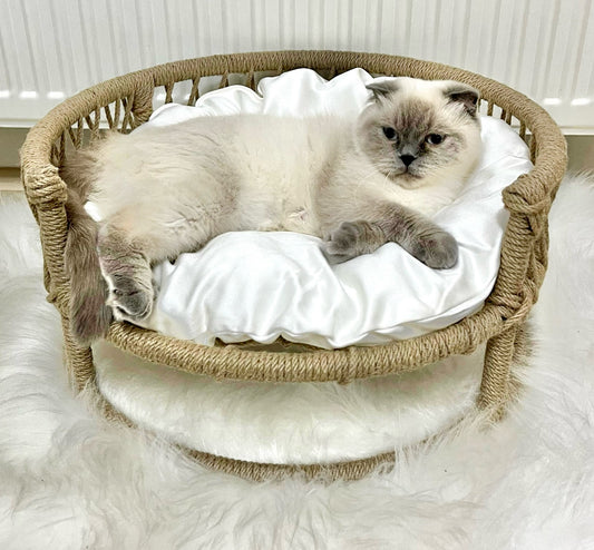 Lettino rotondo per gatti e piccoli cani