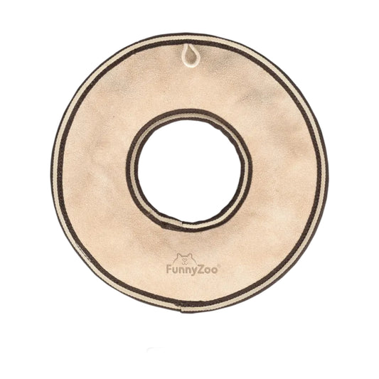 Frisbee in camoscio con corda di fibra di cocco all'interno