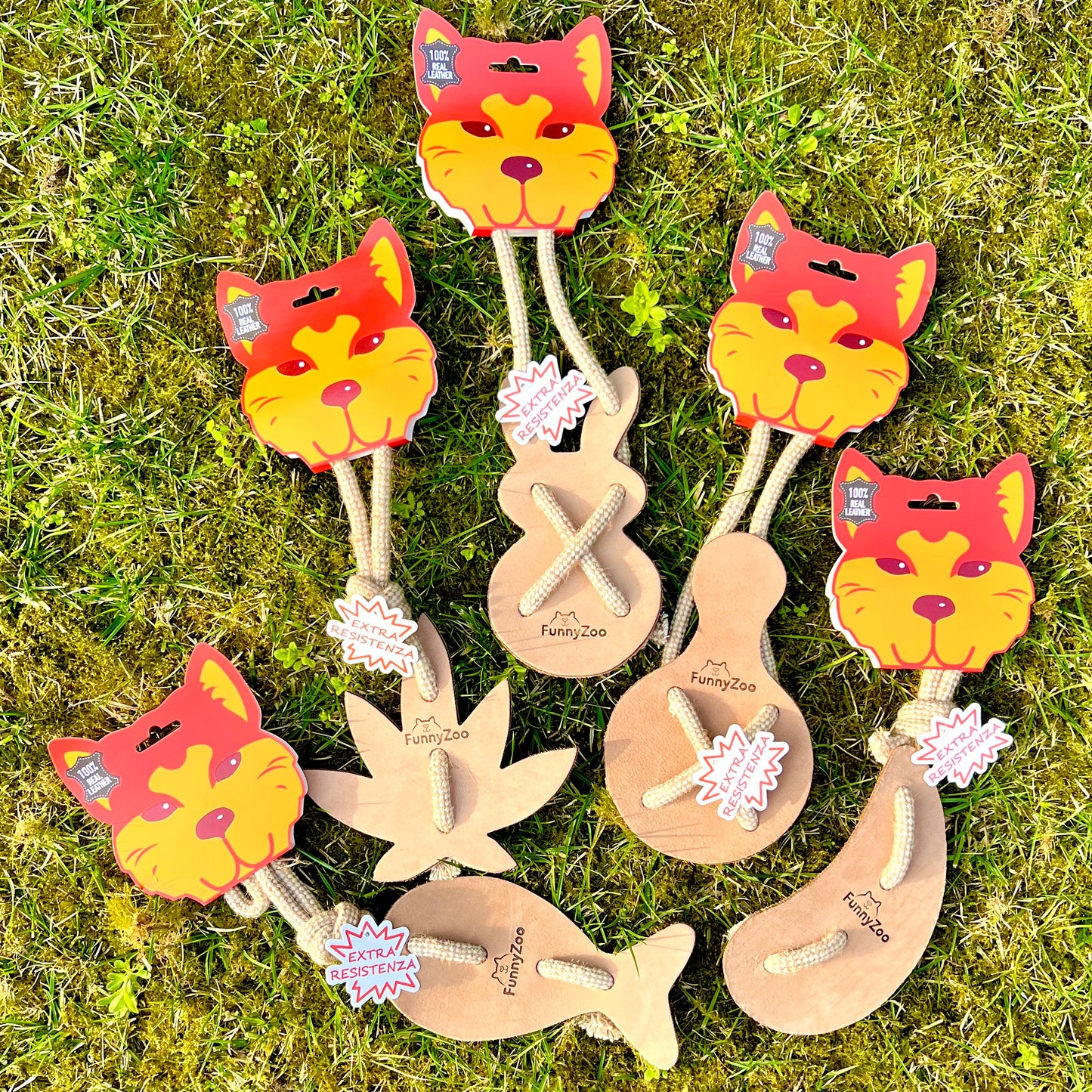 Avocado di cuoio monostrato e corda di cotone e juta