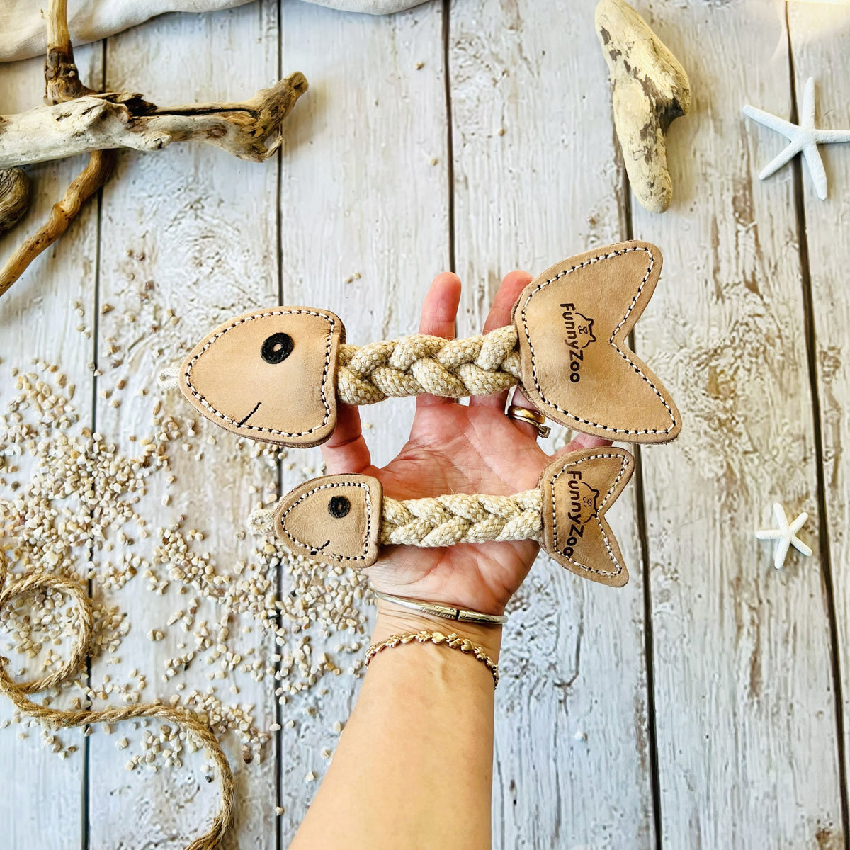Pesce in cuoio doppio strato🐟
