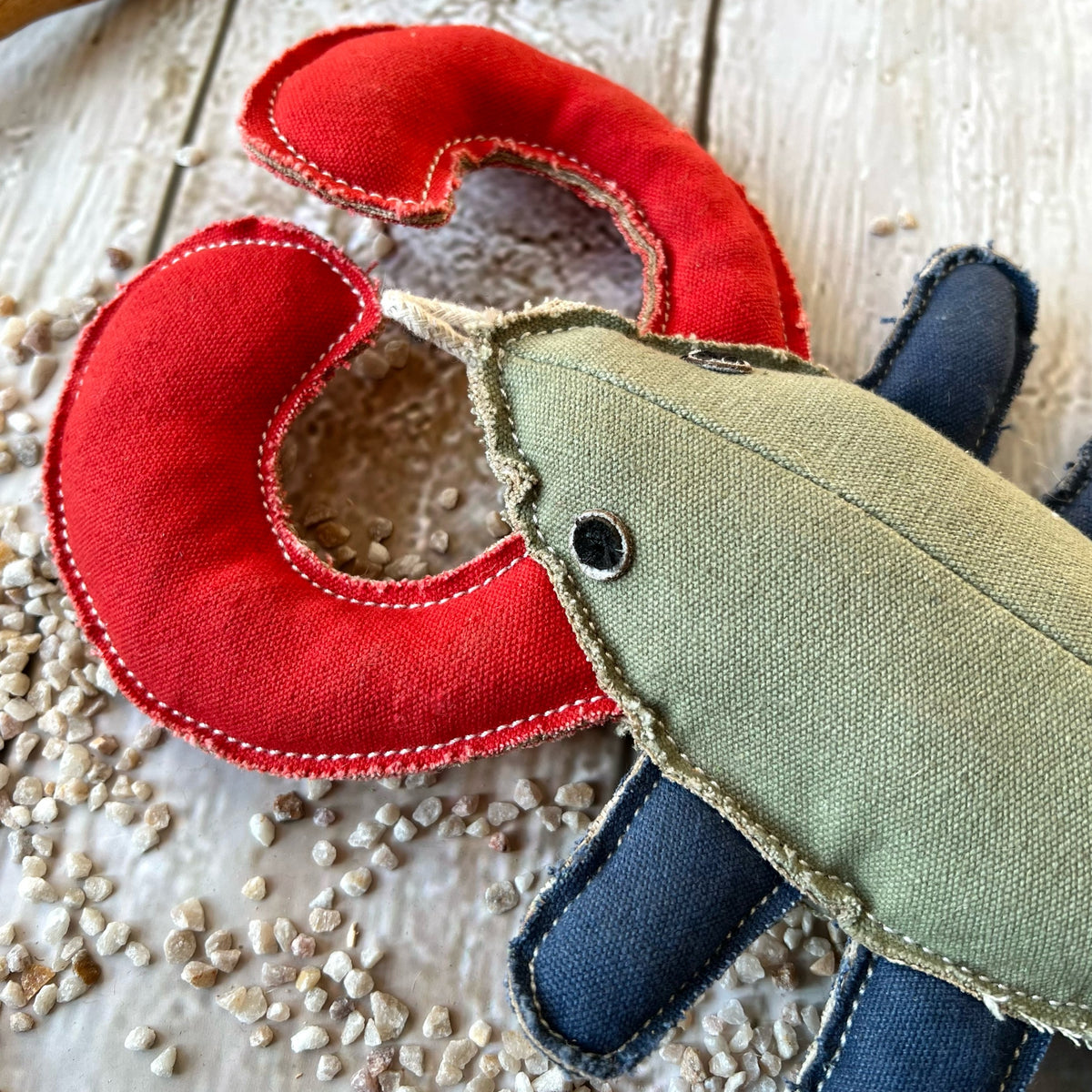 Aragosta in robusto cotone canvas con fibra di cocco 🦞