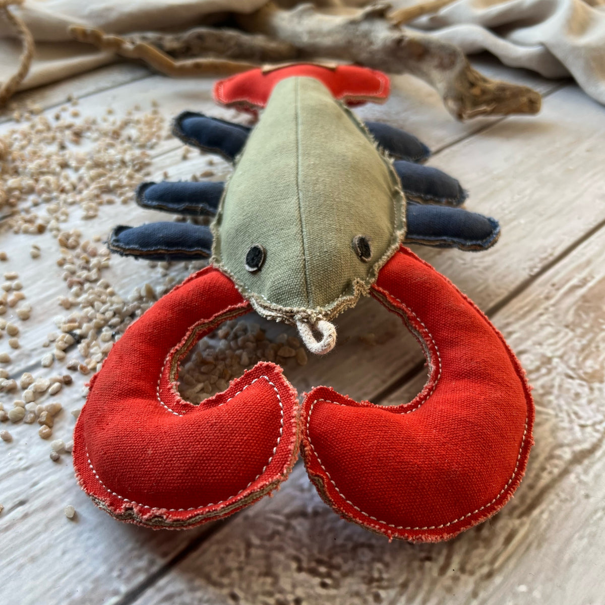 Aragosta in robusto cotone canvas con fibra di cocco 🦞