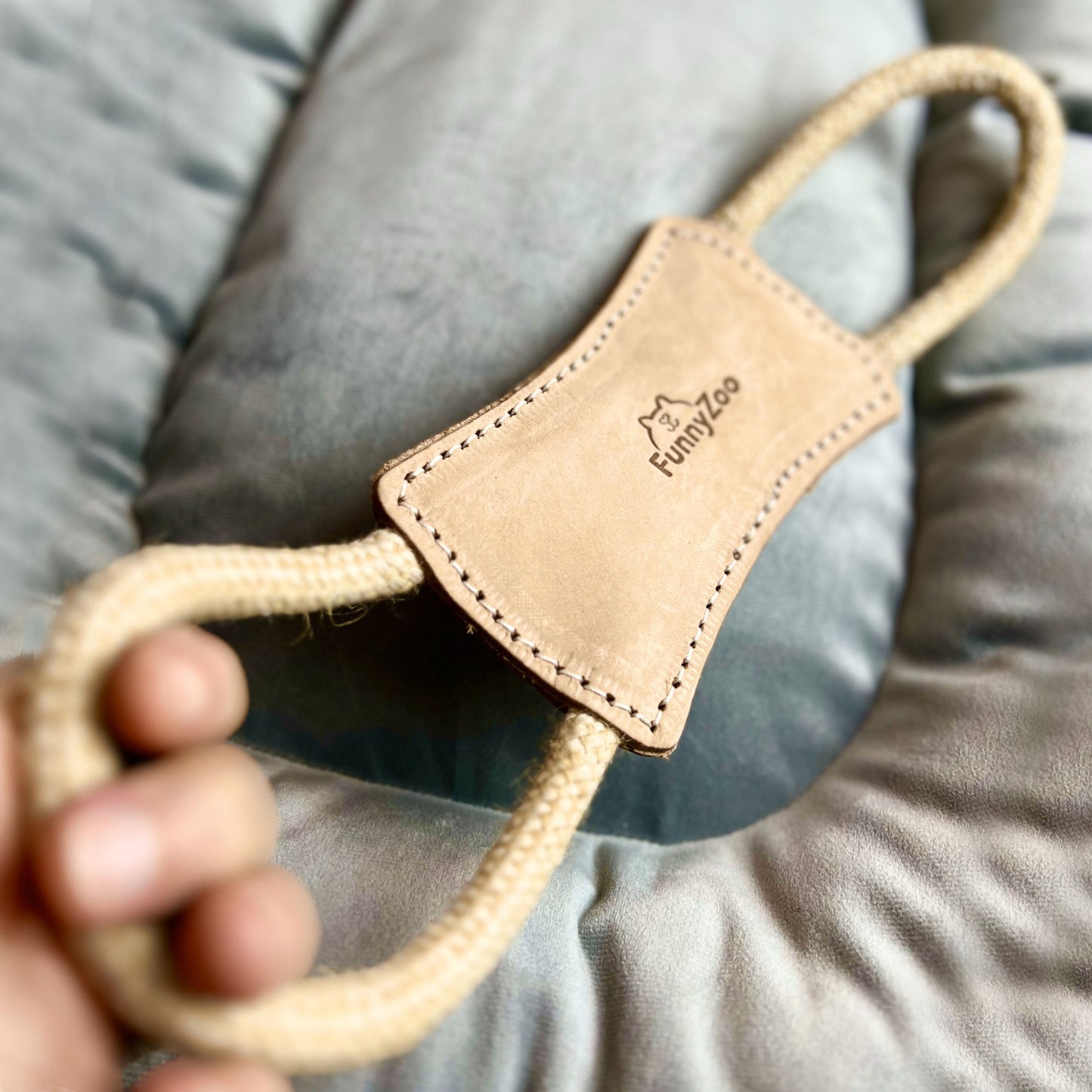 Tug per cani in cuoio