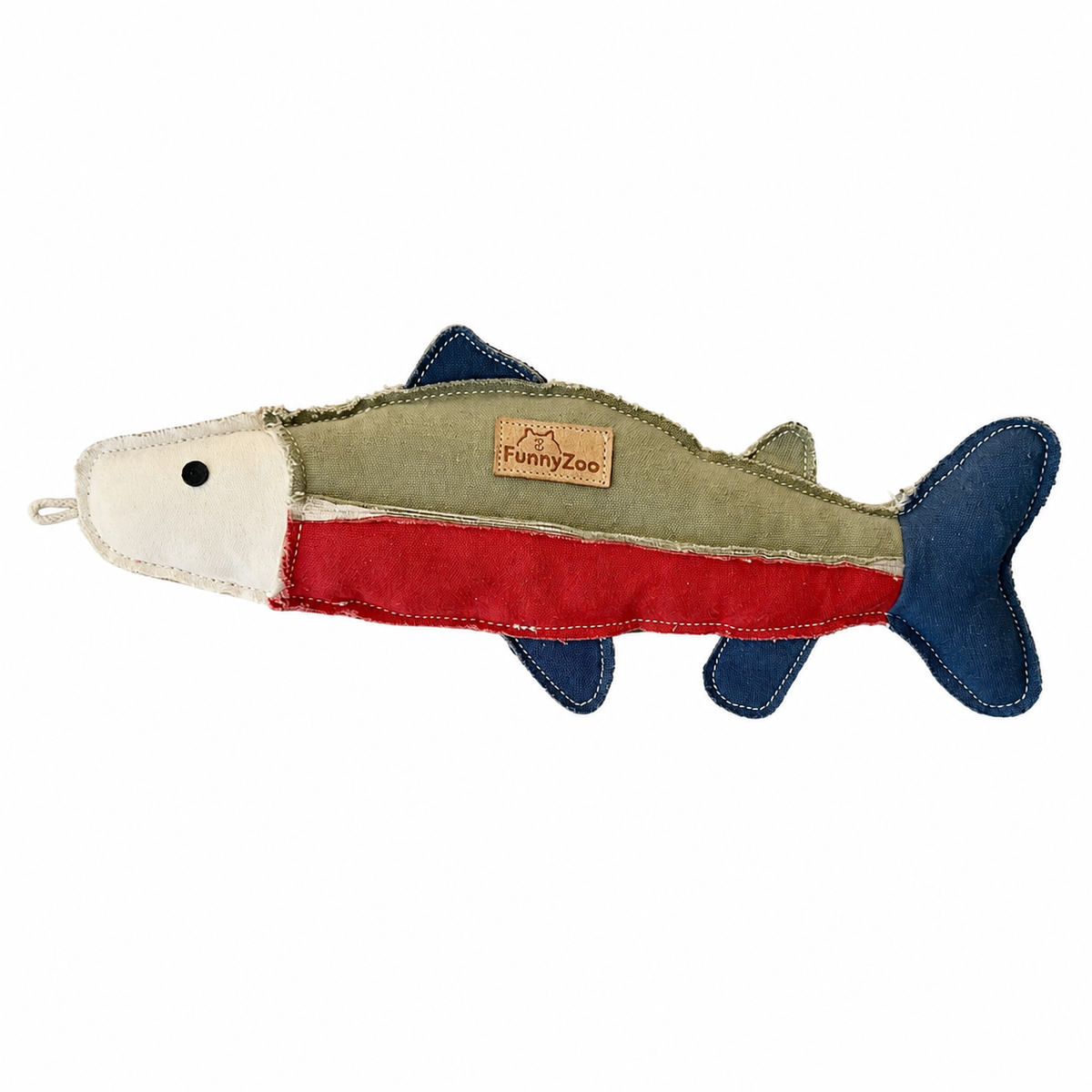 Pesce TROTA in robusto cotone canvas con fibra di cocco 🐠