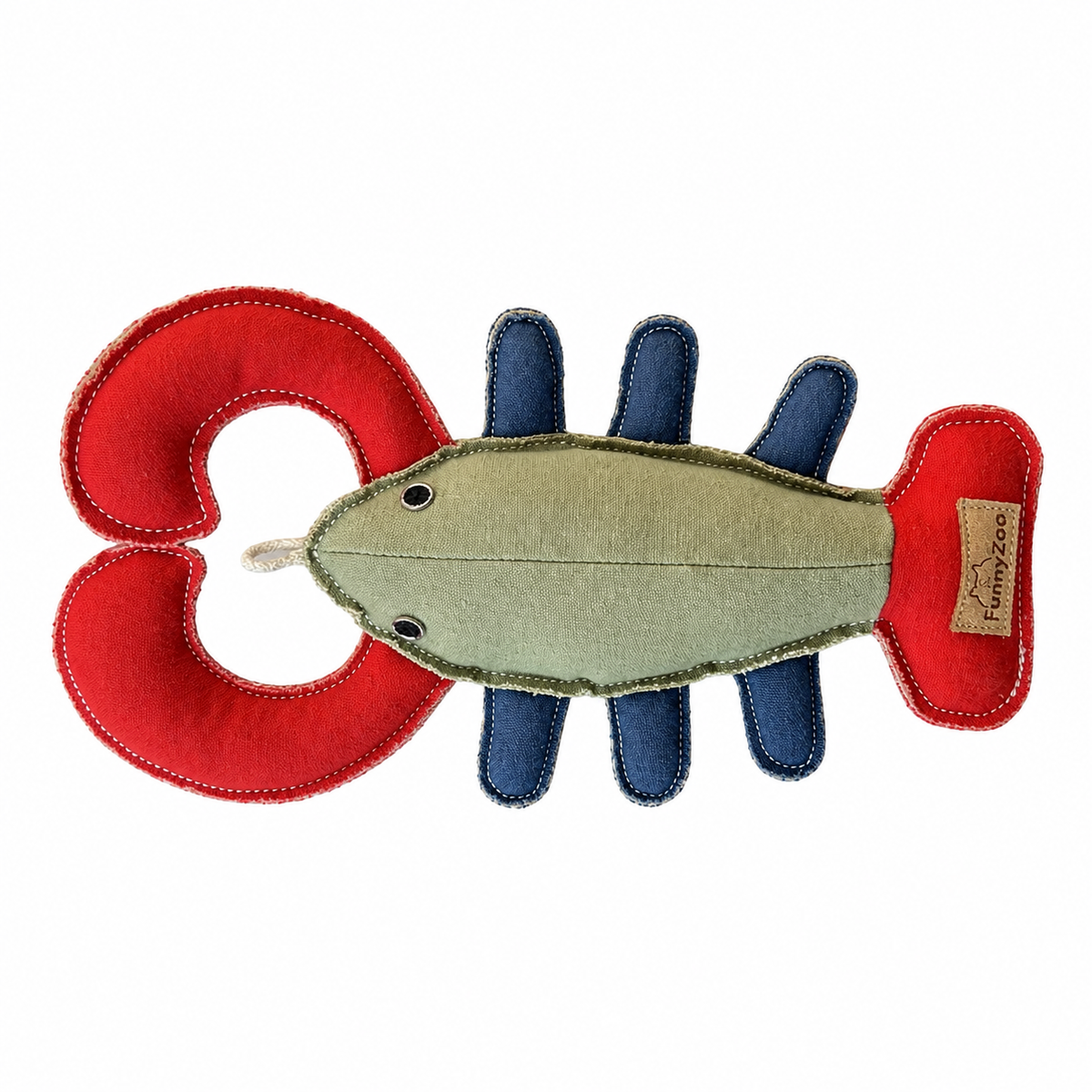 Aragosta in robusto cotone canvas con fibra di cocco 🦞