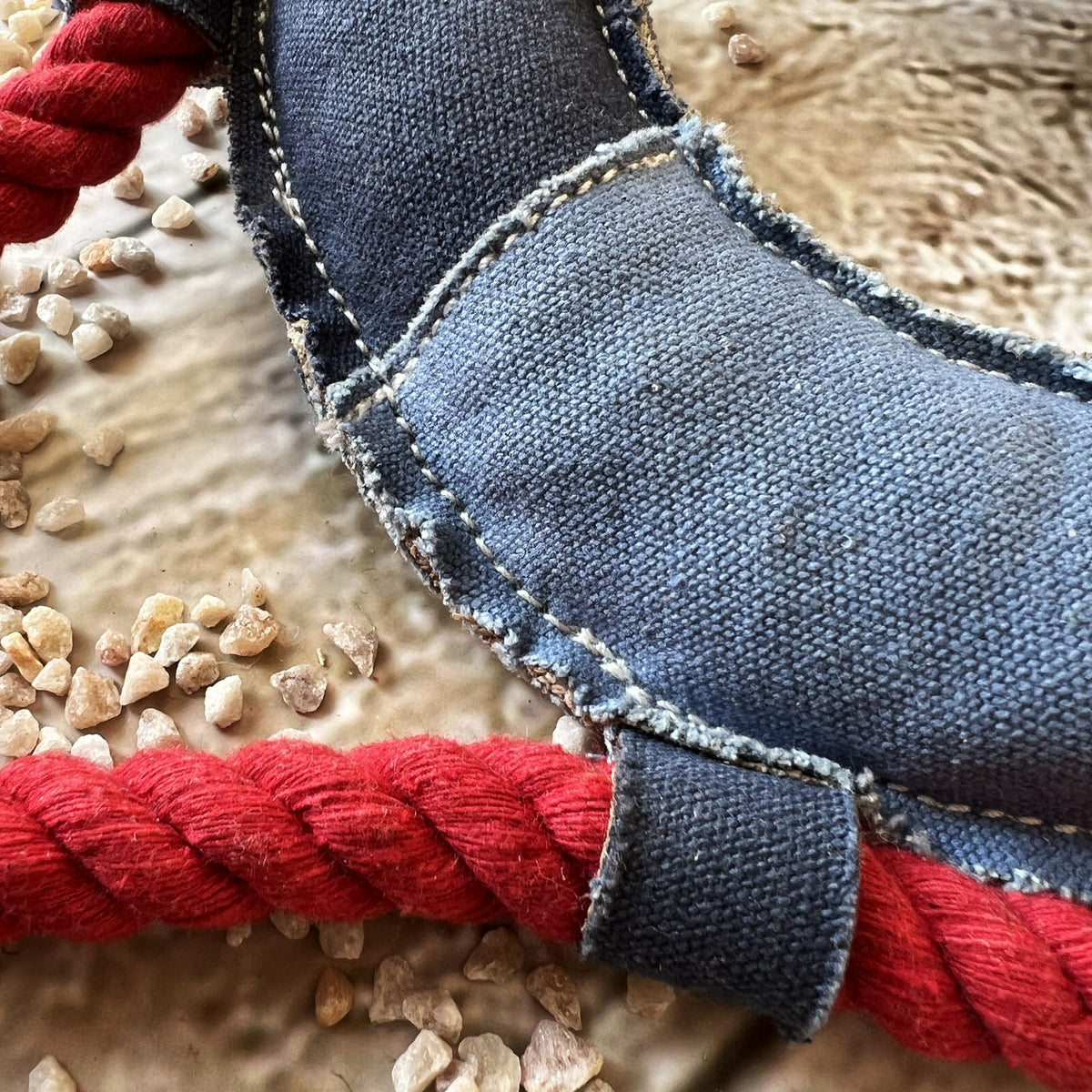 Salvagente in robusto cotone canvas con fibra di cocco 🛟