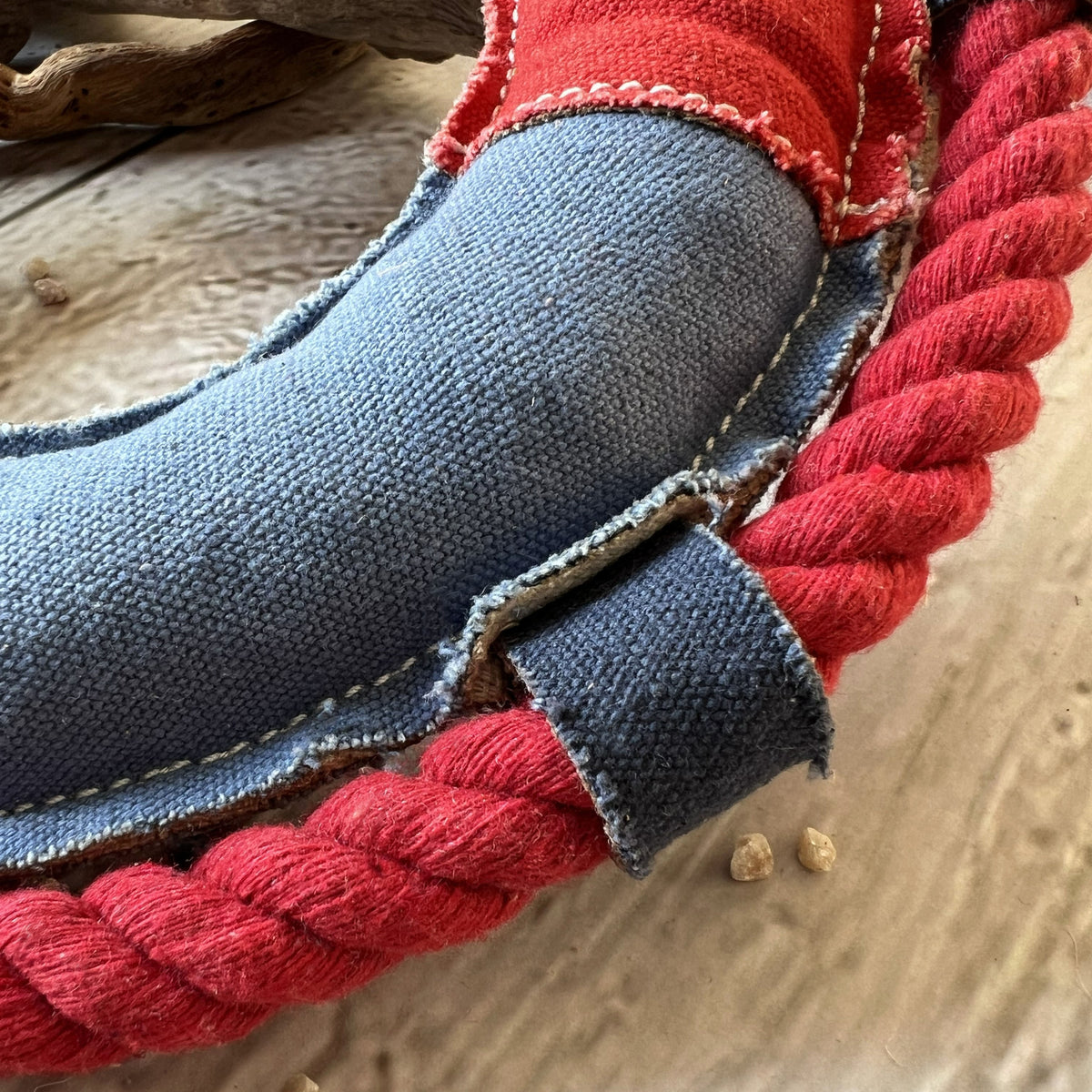 Salvagente in robusto cotone canvas con fibra di cocco 🛟