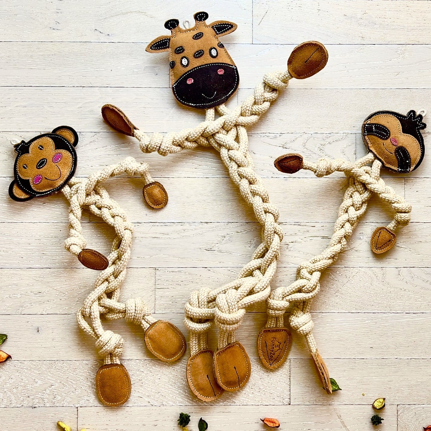 Gioco per cani Giraffa LARGE di corde