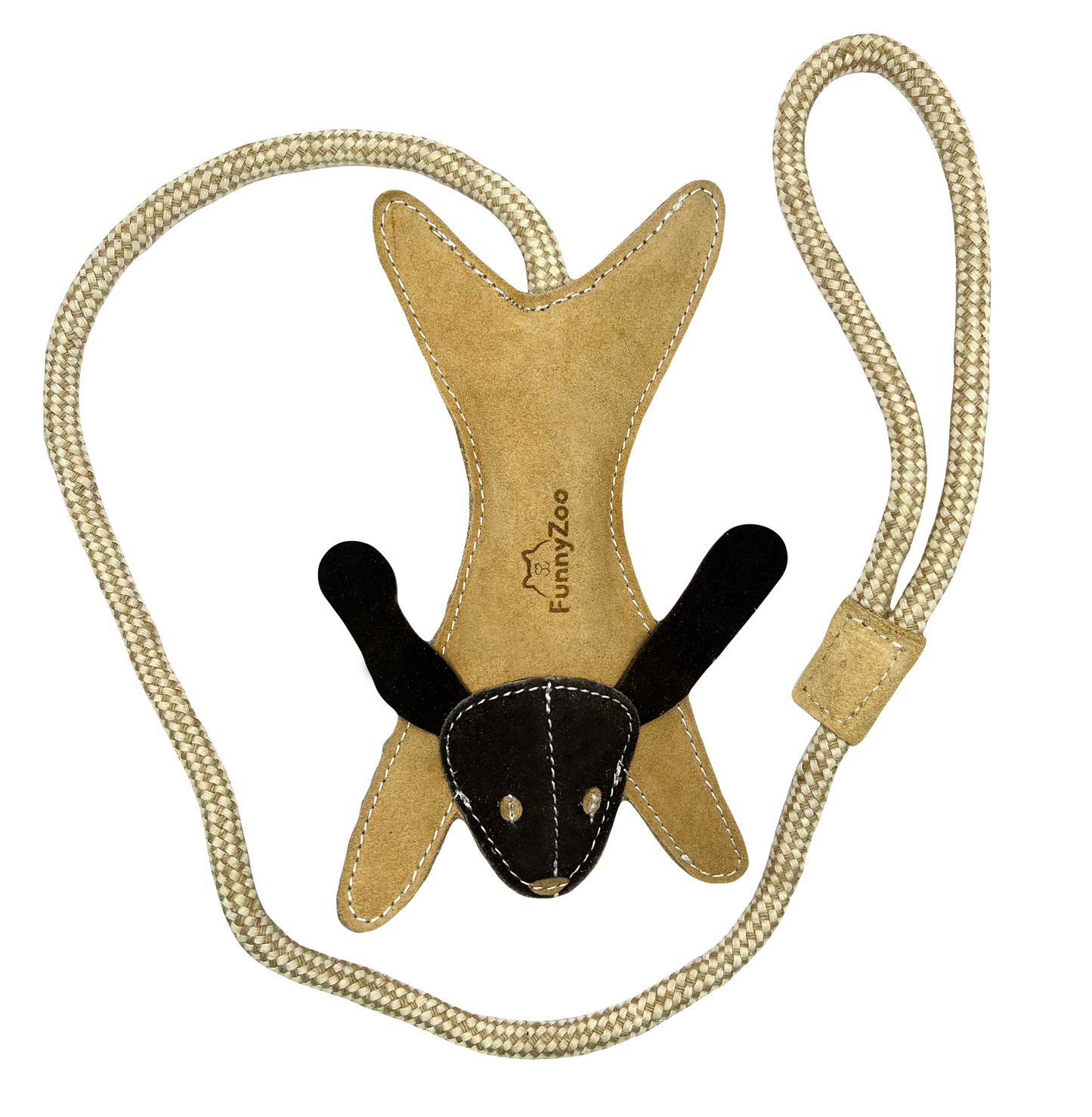 Lepre con corda e manico