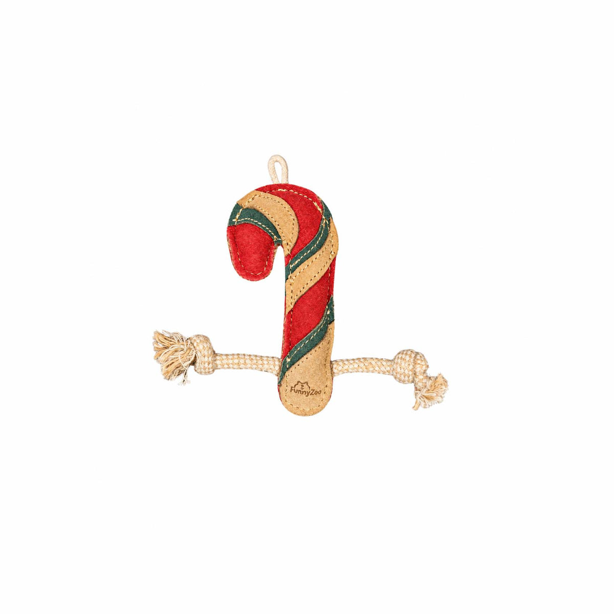 Gioco in camoscio per cani Candy Cane 🍭