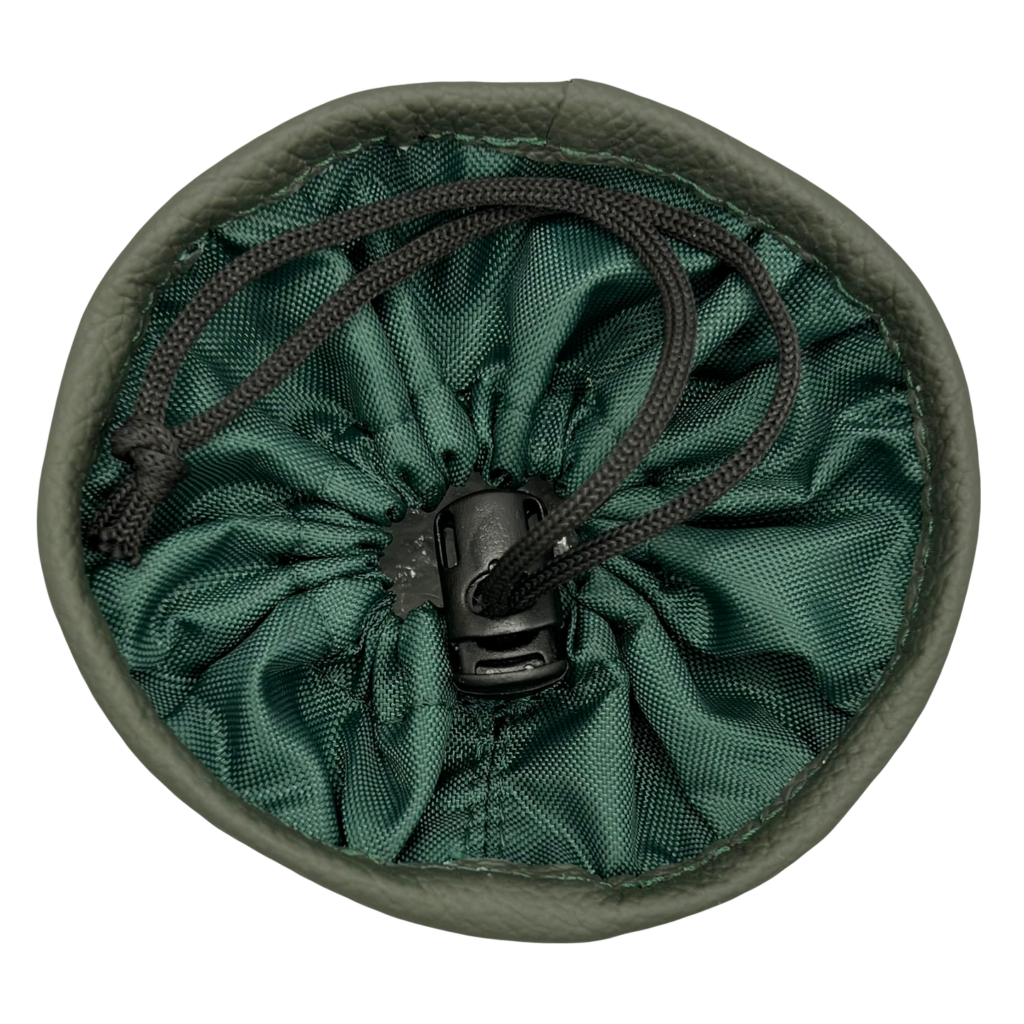 Elegante e pratica borsa portasnack in pelle per cani