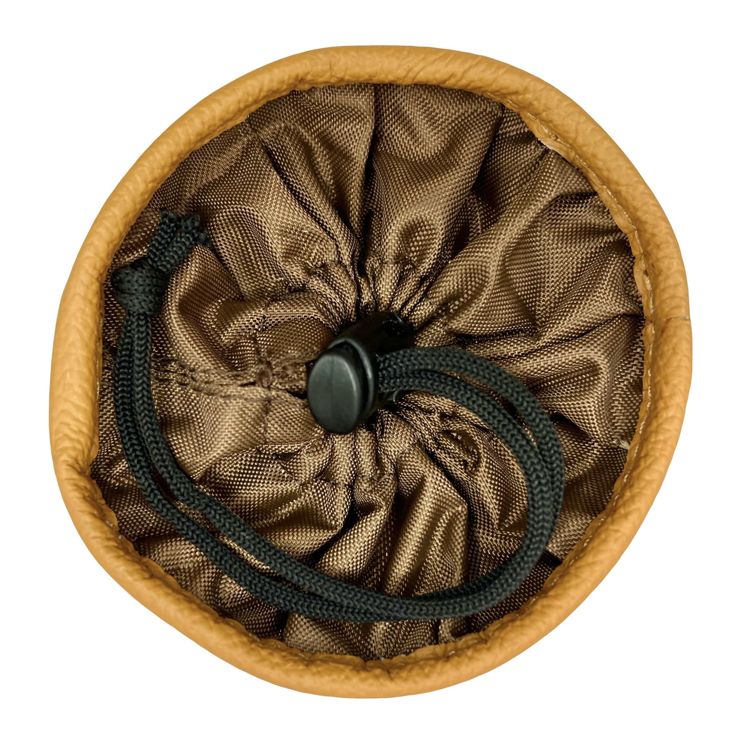 Elegante e pratica borsa portasnack in pelle per cani