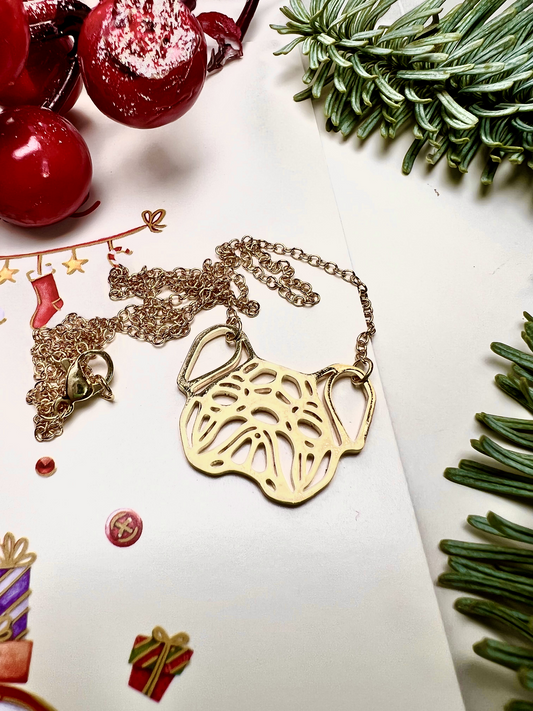 collana bulldog color oro