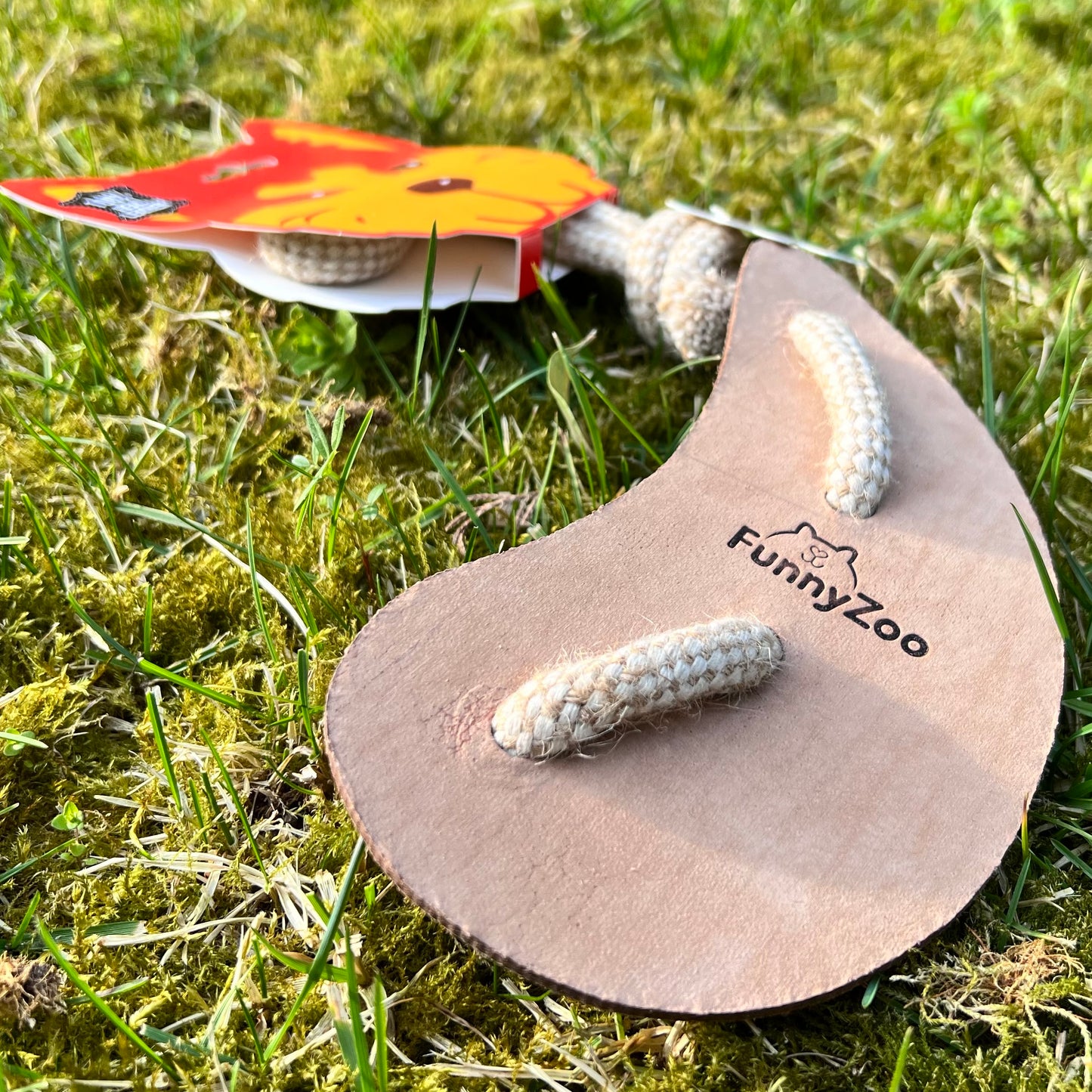 Avocado di cuoio monostrato e corda di cotone e juta